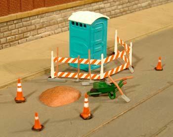 Bachmann 33114 HO Scale SceneScapes Figures Building Site Details