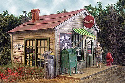 Bar Mills 194 O Scale Hinkle's Package Store -- Kit - 5-1/2 x 6" 14 x 15.3cm