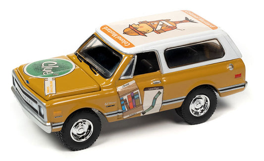 Johnny Lightning JLSP261 1/64 Scale Vintage Clue - 1970 Chevrolet Blazer Colonel Mustard