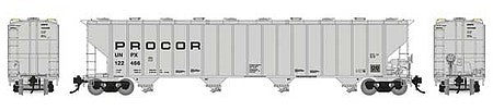 Rapido Trains 157006 HO Scale Unpx Procor Hopper 6-Pack