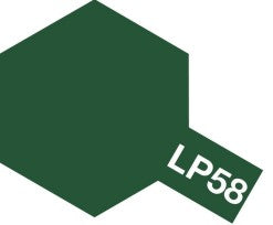 Tamiya LP58 NATO Green Mini Lacquer Finish (6/Bx)