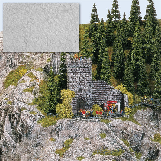 Busch 7590 All Scale Rock Filler Compound, Stone Gray 500g