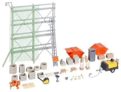 Faller 180345 HO Scale Building Site Equipment Set Kit
