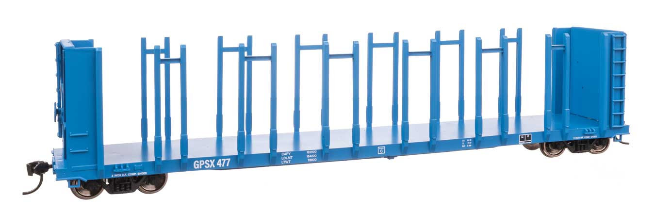 Walthers Mainline 50809 HO Scale 63' Pulpwood Flatcar - Ready to Run -- Georgia