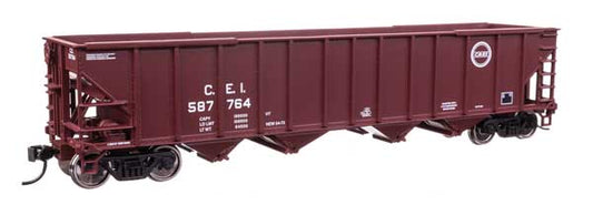 Walthers Mainline 910-57800 HO Scale 50' 100-Ton Hopper RTR C&EI #587764