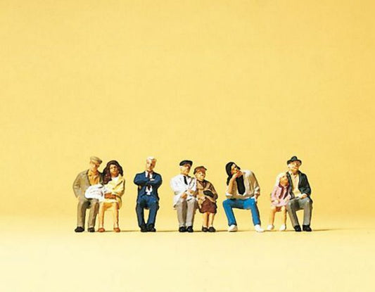Preiser 79123 N Scale Passengers -- Seated Passengers Set #1