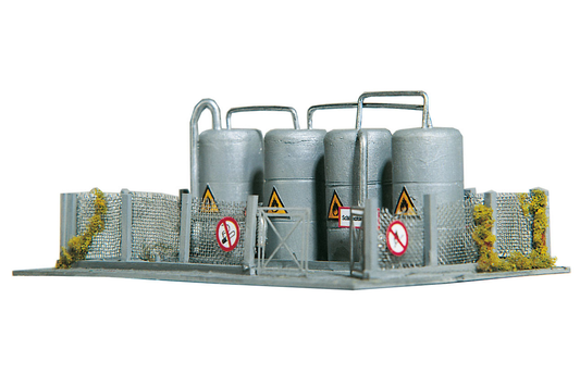 Piko 60012 N Scale Warwick Oil Tanks Building Kit