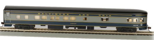 Bachmann 14303 HO 85’ Smooth-Side Observation w/Lighted Interior Baltimore & Ohi