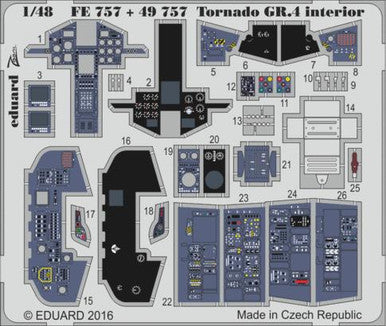 Eduard FE757 1/48 Tornado GR.4 Interior for Revell
