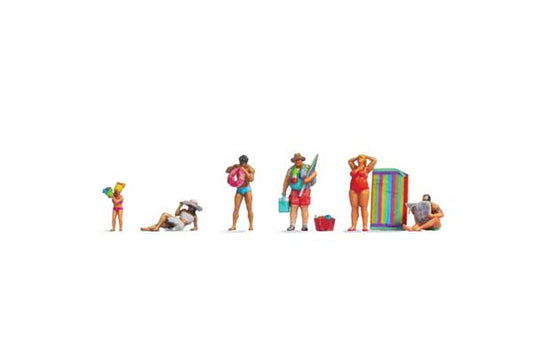 Noch 35800 N Scale Swimmers/Bathers -- pkg(6)