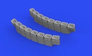 Eduard 648654 1/48 Aircraft- Tempest Mk II Exhaust Stacks for EDU & SHY (Resin)