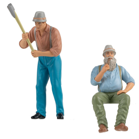 Pola 331518 G Scale At the Forest Hut/Cabin Figures 2-Pack