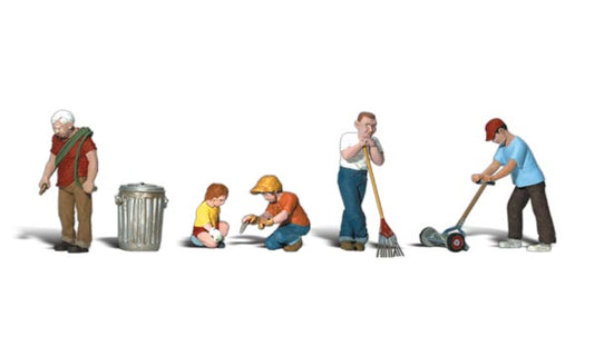 Woodland Scenics A1915 HO Scale Lawn Workers