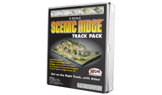Woodland Scenics ST1182 N Scale Scenic Ridge Track Pack