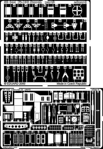Eduard 32044 1/32 for HSG Photo Etch Detail Set