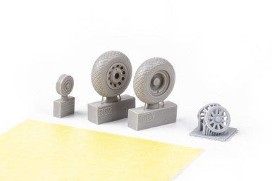 Eduard 648990 1/48 P-51B/C Wheels Diamond Tread 2 Brassin