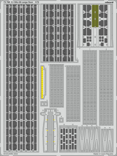 Eduard 73760 1/72 Cargo Floor for ZVE (Pre-Painted)