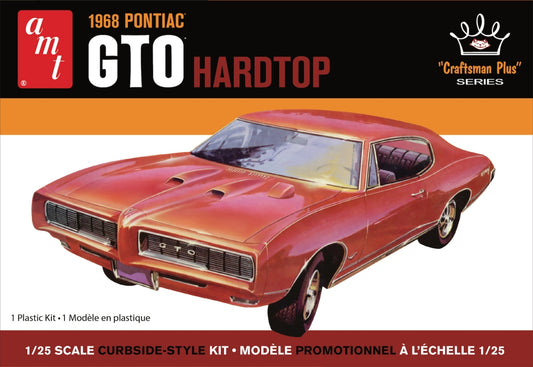 AMT Models 1411 1/25 1968 Pontiac GTO Hardtop Craftsman Plus Series