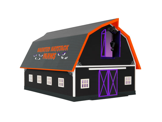 Lionel 6-2429110 O Gauge Halloween Haunted Barn with Blinking Lights
