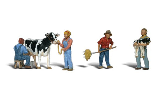Woodland Scenics A1887 HO Scale Dairy Farmers