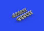 Eduard 632161 1/32 P-40E Exhaust Stacks for Trumpeter (Resin)