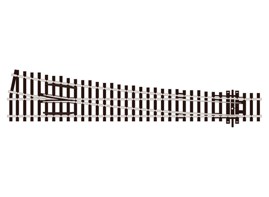 Peco SL-89 HO Scale Code 100 Large Radius Turnout - Streamline