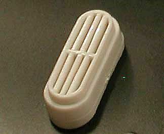 Cal Scale 647 HO Scale Oval Diesel Exhaust Stack -- Plastic pkg(2)