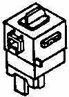 Details West ET-227 HO Scale End-Of-Train Device -- Red Bulb