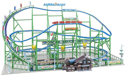 Faller 140410 HO Scale Alpina-Bahn Roller Coaster with Motorized Lift -- Kit