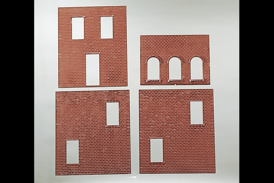 Piko 62809 G Scale Components: Brick/Stone Walls