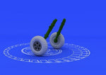 Eduard 648098 1/48 Spitfire Wheels 5-Spoke for EDU (Resin)