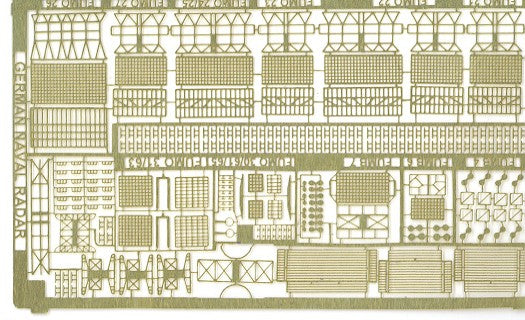 Toms Modelworks 6015 1/600 WWII German Naval Radars Set (Various Screens Submari