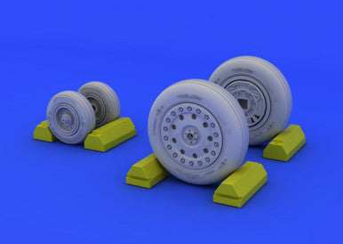 Eduard 648114 1/48 F-4B/N Wheels for Academy (Resin)