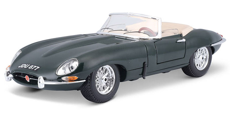 Bburago 12046GR 1/18 1961 Jaguar E Cabriolet Convertible Diecast