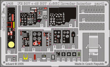 Eduard FE307 1/48 A-26C Interior Photo Etch for Revell