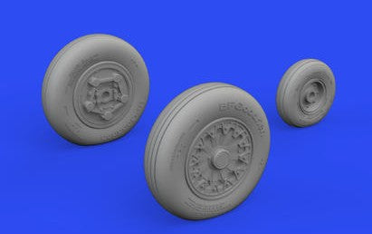 Eduard 648743 1/48 Aircraft- F15A/B Wheels for LNR (Mask & Resin)