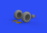 Eduard 632143 1/32 P-40N Wheels for Trumpeter (Mask PE & Resin)