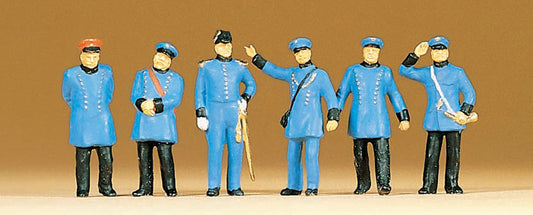 Preiser 12134 HO Scale 1900s Bavarian Railroad Staff