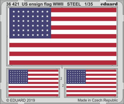Eduard 36421 1/35 Armor- WWII US Ensign Flag Steel (Painted)