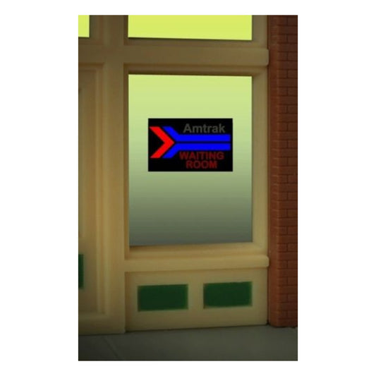 Miller Engineering 8900 O/HO Scale Amtrak Window Sign
