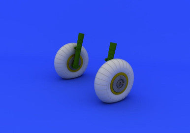 Eduard 648244 1/48 Early Wheels for ICM (PE & Resin)