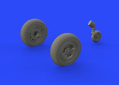 Eduard 648469 1/48 Aircraft- Spitfire Mk XIV Wheels 3-Spoke for ARX (Resin)