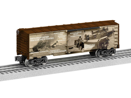 Lionel 6-2138130 O Gauge WWII Africa Campaign MUSA Boxcar