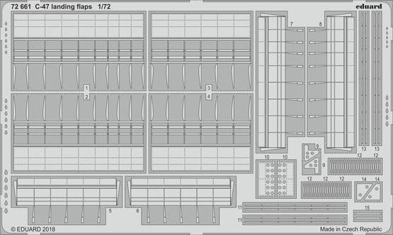Eduard 72661 1/72 Aircraft- C47 Landing Flaps for HBO