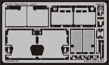 Eduard 35441 1/35 Tiger I Late for TAM Photo Etch Detail Set