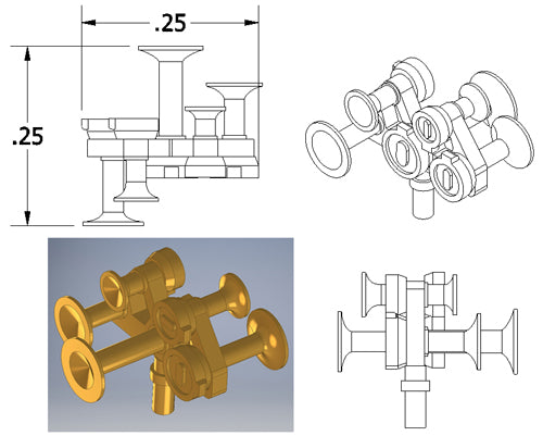 Cal Scale 675 Ho Nathan Air Horn M5R24
