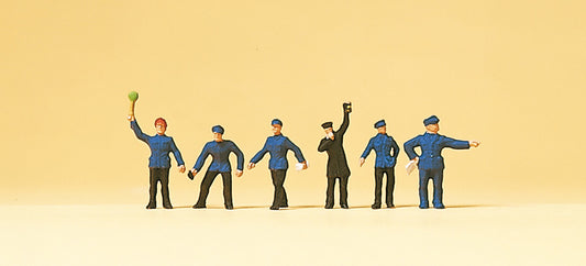 Preiser 79010 N Scale Railroad Personnel Figure Set