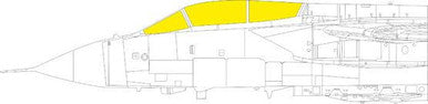 Eduard JX303 1/32 Mask Tornado IDS for Italeri Canopy Mask Set