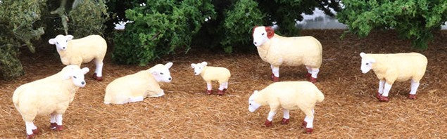 Bachmann 33122 HO Scenescapes Sheep (8)