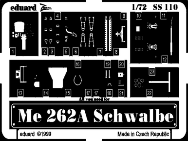 Eduard SS110 1/72 Me 262A Schwalbe for Revell